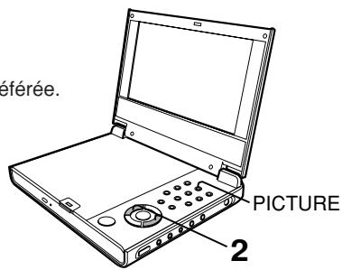 TOSHIBA SD-P1610 - Réglage de l'image - 1