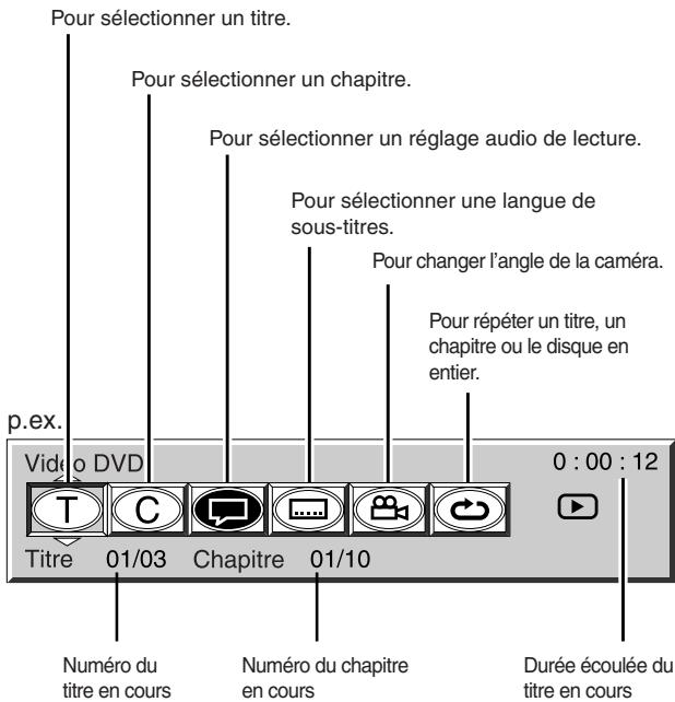 TOSHIBA SD-P1610 - Appuyez sur display tout en appuyant sur SHIFT pendant la lecture. - 8