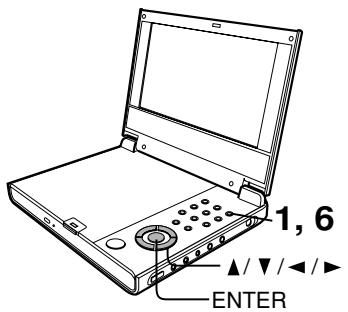 TOSHIBA SD-P1610 - Personnalisation des réglages de fonction - 1