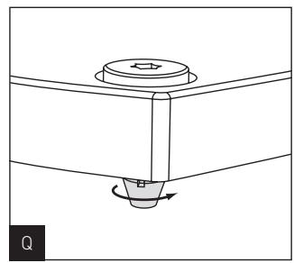 FOCAL 948 DARK SLATE (X1) - Mise en place des embouts de protection sur les pointes - 2