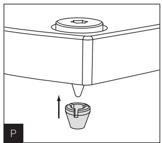 FOCAL 948 DARK SLATE (X1) - Mise en place des embouts de protection sur les pointes - 1