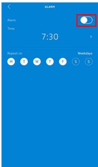 NOKIA STEEL HR 40MM NOIR - Désactivation d'une alarme - 2