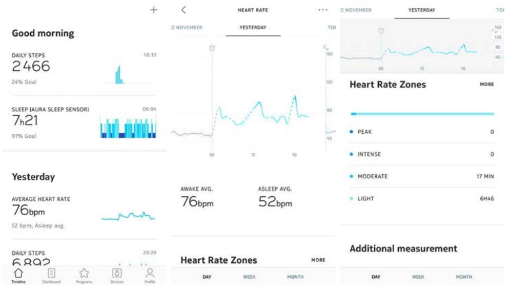 NOKIA STEEL HR 40MM NOIR - Récapituler mes données de fréquence cardiaque - 1
