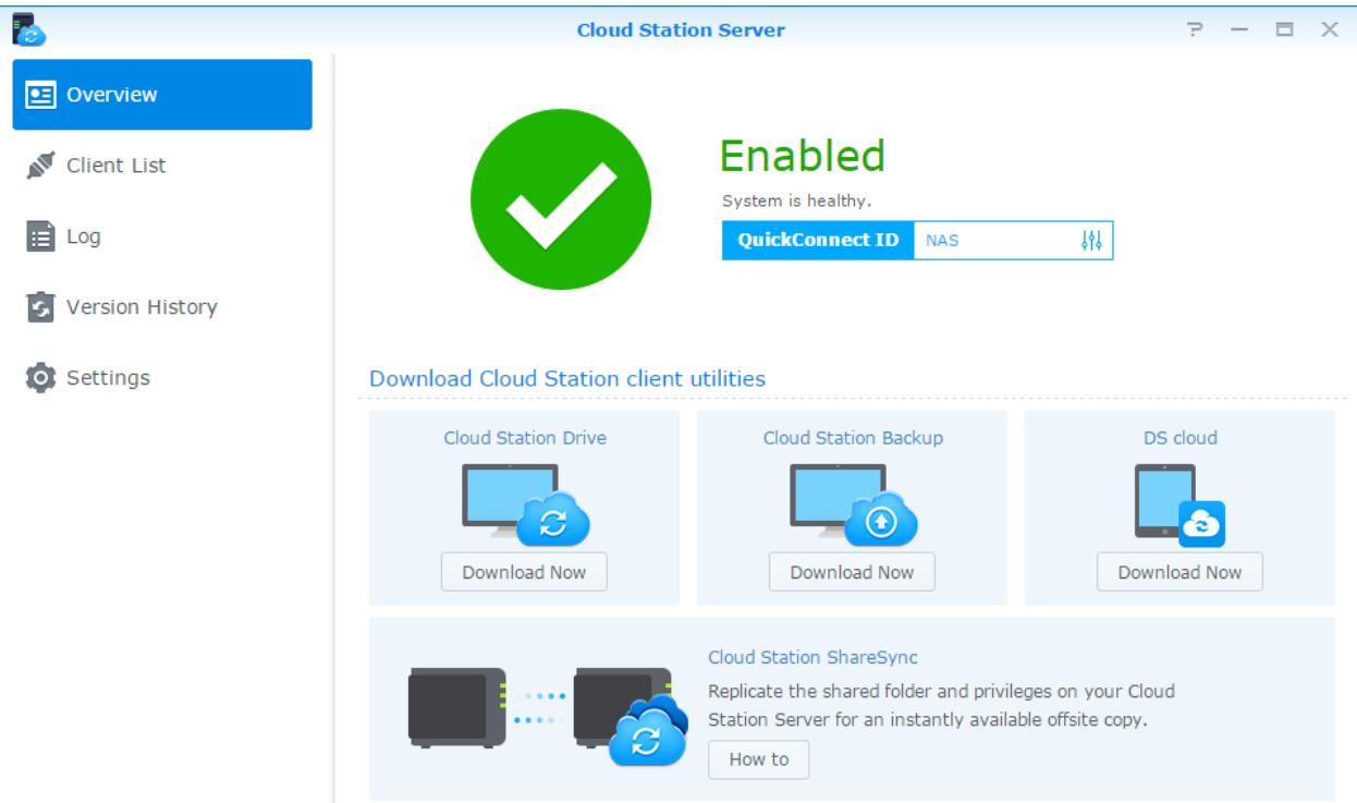 SYNOLOGY DS916+ - Synchroniser des fichiers via cloud station server - 1
