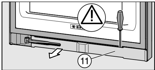 MIELE HFN 29683 DNR - Retirer l'amortisseur du porte-feuillé - 1