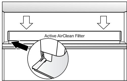 MIELE HFN 29683 DNR - Remplacer le(s) filtre(s) à charbon actif - 2
