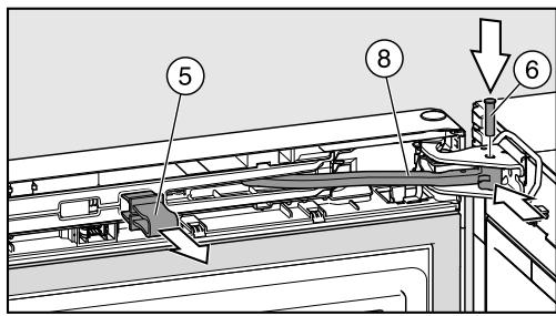 MIELE HFN 29683 DNR - Installer l'amortisseur de porte - 2