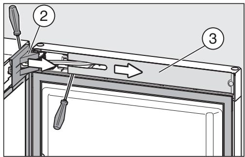 MIELE HFN 29683 DNR - Retirer les caches supérieurs - 2