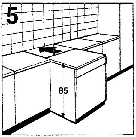 CANDY CDF 622 INOX - Encastrement - 1