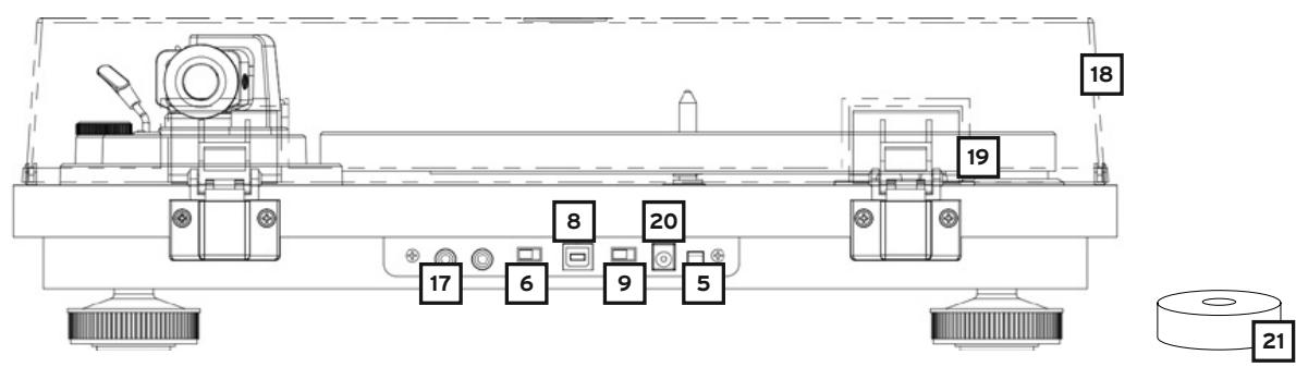 DARRYRELOOP HIFIPLATINETOURN.DISQUEPLATINE TURN 3 NOIR - Entretien - 2