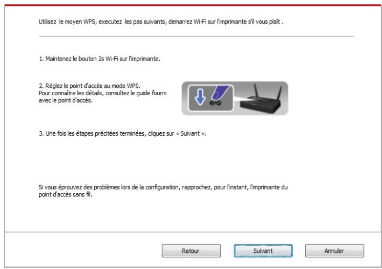 PANTUM M6550NW - Utiliser la connexion WPS. - 2