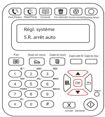 PANTUM M6550NW - 7.1.5.Configuration auto éteint - 2