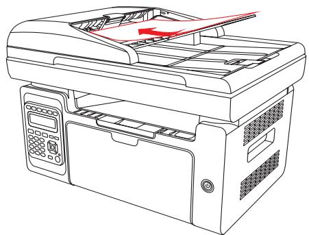 PANTUM M6550NW - Envoyer un Fax depuis le chargeur automatique de documents (ADF) - 1
