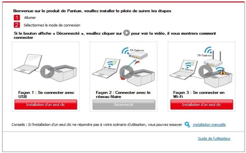 PANTUM M6550NW - Connecter l'ordinateur au routeur par cable filaire - 5