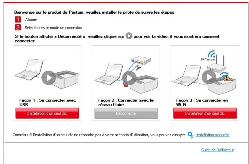 PANTUM M6550NW - Connecter l'ordinateur au routeur via Wi-Fi - 3
