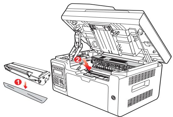 PANTUM M6550NW - Remplacer la cartouche de toner - 10