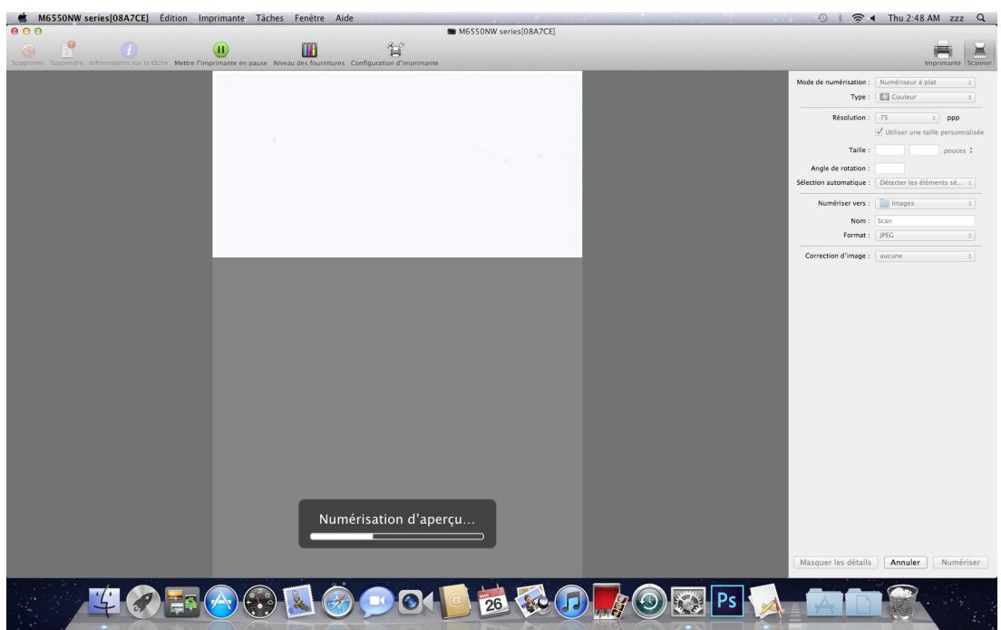 PANTUM M6550NW - Étapes : - 2