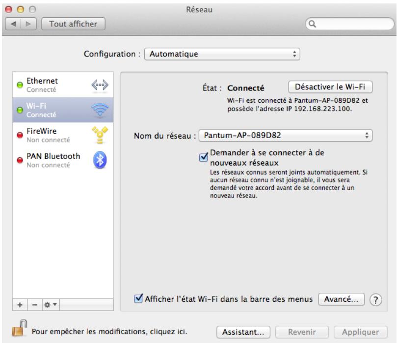 PANTUM M6550NW - Sélectionner l'imprimante - 3