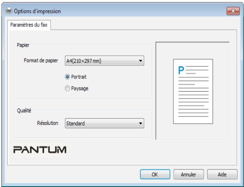 PANTUM M6550NW - Paramètres de base de PC-Fax - 1