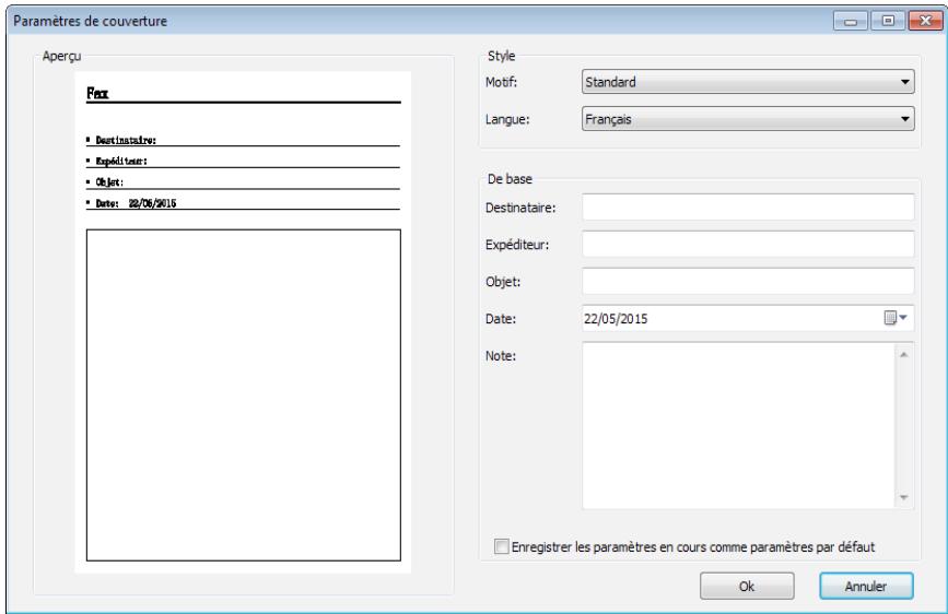 PANTUM M6550NW - Utiliser une page de garde avec PC-Fax - 2