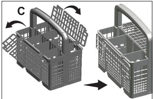 BARRYTHOMSON TDW4714 - Cutlery basket - 2
