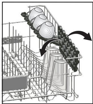BARRYTHOMSON TDW4714 - Support à hauteur ajustable du panier supérieur - 1