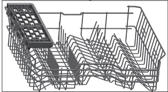 BARRYTHOMSON TDW4714 - Upper basket multipurpose service rack - 1