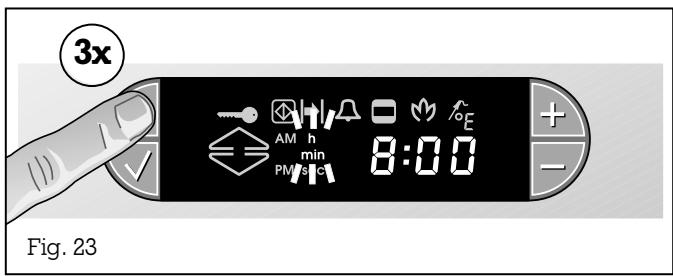 GAGGENAU EB 261-120 CG BLANC - Fonctionnement de l'horloge - 1