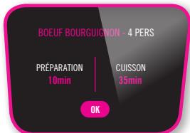 MOULINEX CE853100 - MENU recettes : - 7