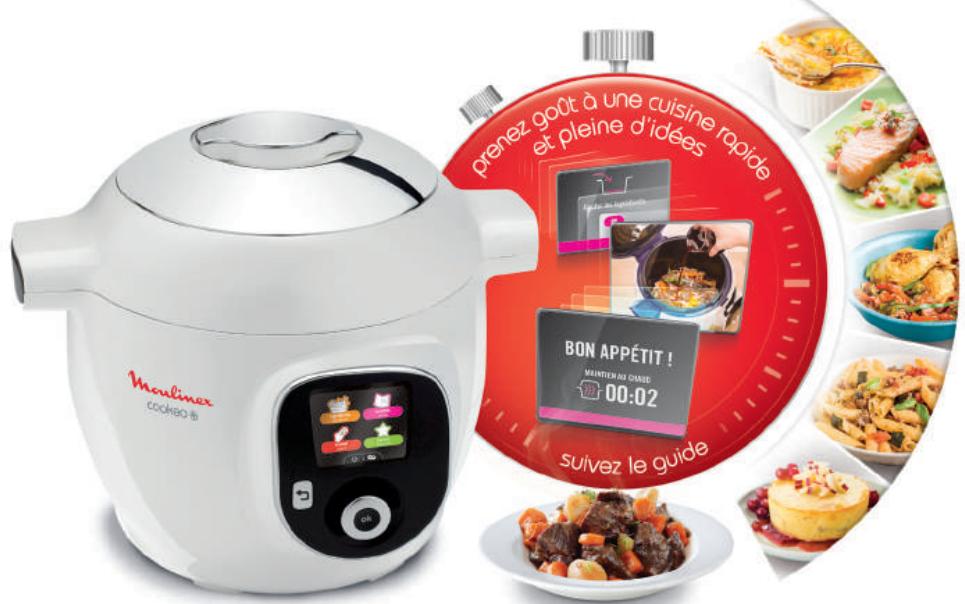 MOULINEX CE853100 - Accéder à une recette téléchargée : - 15