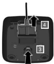 GIGASET A420 - Raccordement du chargeur (s'il est fourni) - 2
