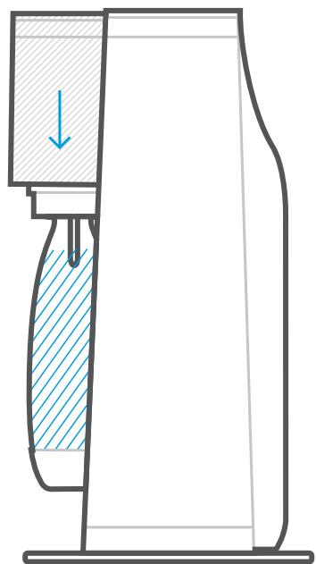 SODASTREAM SOURCE METAL BL AUTOLIFT - Réalisation d'eau gazeuse - 1