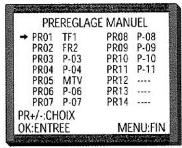 PROLINE SVN 9850 S ARGENT - Réglage du magnétoscope - 5