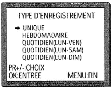 PROLINE SVN 9850 S ARGENT - Programmation normale d'un enregistrement - 1