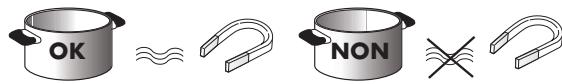 KITCHENAID KHIS7004 - Types d'ustensiles de cuisson existants - 1