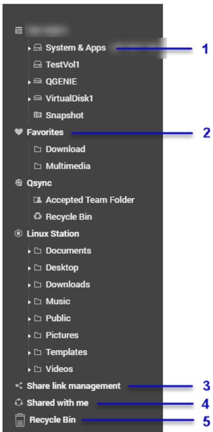 QNAP NATS-230 - Filestation 5 - 1