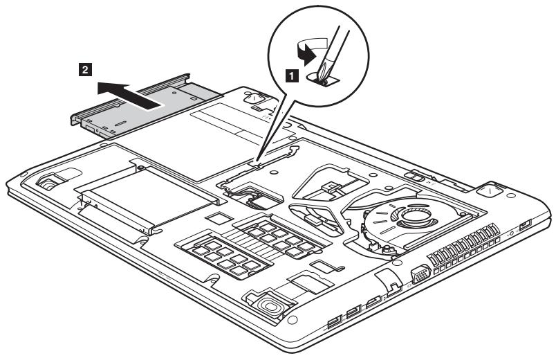 LENOVO 650-30 80GOOOXCF - Suppression du lecteur de disque optique - 1