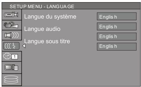 PEEKTON PK 9905 HD - Langue audio - 1