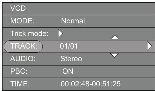 PEEKTON PK 9905 HD - Sélection de piste - 1