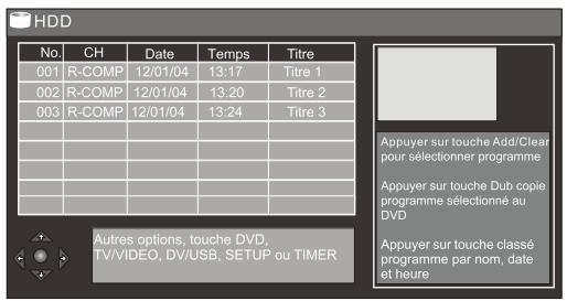 PEEKTON PK 9905 HD - Enregistrement du HDD vers le DVD - 1