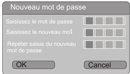 PEEKTON PK 9905 HD - Changement du mot de passe - 1