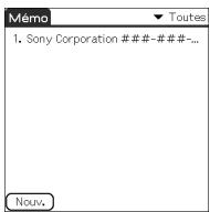 SONY PEG-TJ35 - Prise de notes - 1