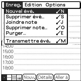 SONY PEG-TJ35 - Suppression d'un événement - 1