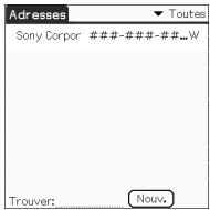 SONY PEG-TJ35 - Gestion des événements de l'emploi du temps - 1