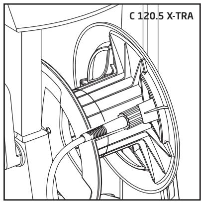 NILFISK C 120.3-6 PA - Enroulement du câble électrique et du tuyau haute pression - 4
