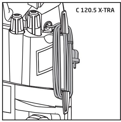 NILFISK C 120.3-6 PA - Enroulement du câble électrique et du tuyau haute pression - 2
