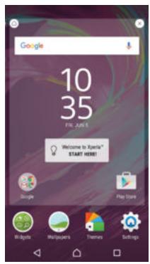 SONY XPERIA X 64GO ROSE - Volets de l'écran d'accueil - 1