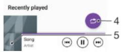 SONY XPERIA X 64GO ROSE - Écran d'accueil de la musique - 2