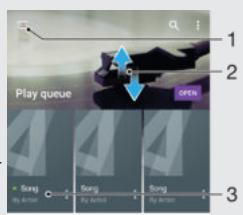 SONY XPERIA X 64GO ROSE - Écran d'accueil de la musique - 3
