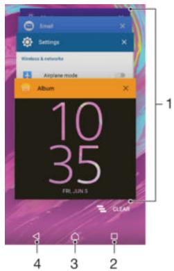 SONY XPERIA X 64GO ROSE - Parcourir les applications - 1